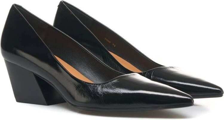 Billi Bi Zwarte Leren Decolleté Pumps Black Dames