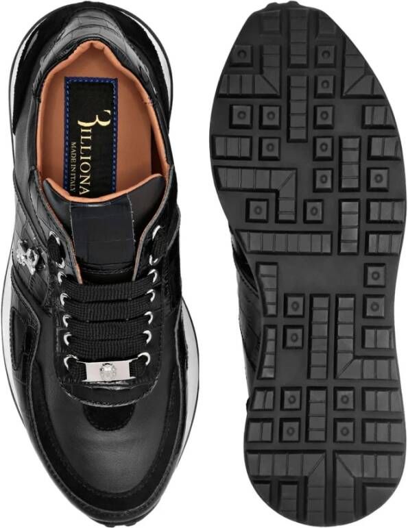 Billionaire Stijlvolle Sneakers voor Mannen Black Heren