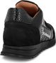 Billionaire Zwarte leren casual trainers Black Heren - Thumbnail 3