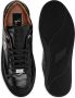 Billionaire Zwarte Leren Sneakers Casual Trainers Black Heren - Thumbnail 4