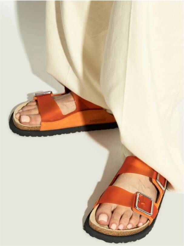 Birkenstock 1774 Arizona PVC Slippers Orange Dames