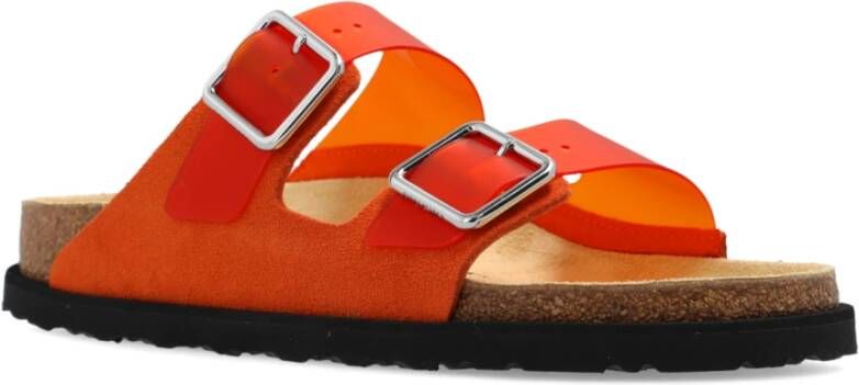 Birkenstock 1774 Arizona PVC Slippers Orange Dames