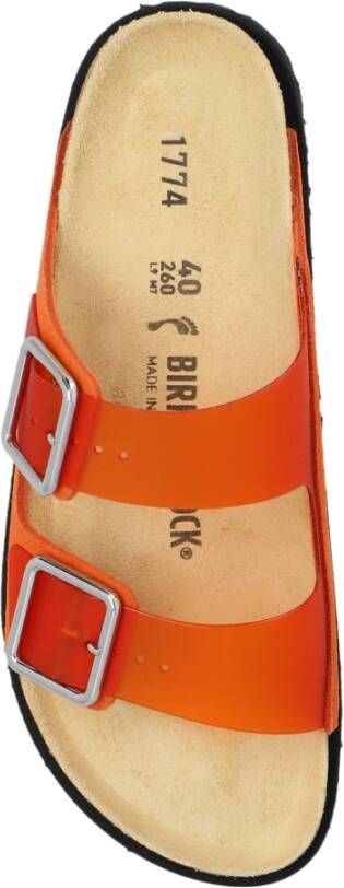 Birkenstock 1774 Arizona PVC Slippers Orange Dames