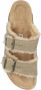 Birkenstock Schapenvacht Anatomic Sandalen met Gespen Beige Dames - Thumbnail 2