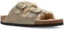 Birkenstock Schapenvacht Anatomic Sandalen met Gespen Beige Dames - Thumbnail 3