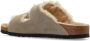 Birkenstock Schapenvacht Anatomic Sandalen met Gespen Beige Dames - Thumbnail 4