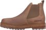 Birkenstock Chelsea Laarzen Stijlvol Nubuck Leer Brown - Thumbnail 7