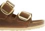 Birkenstock Oiled Leather Slipper Brown Dames - Thumbnail 6