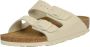 Birkenstock Arizona Antique White Suede Leren Sandalen Beige - Thumbnail 20