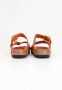 Birkenstock Oranje Leren Sandalen met Verstelbare Banden Orange Dames - Thumbnail 7