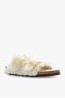 Birkenstock Arizona Big Buckle Shearling Sandals Beige Dames - Thumbnail 4