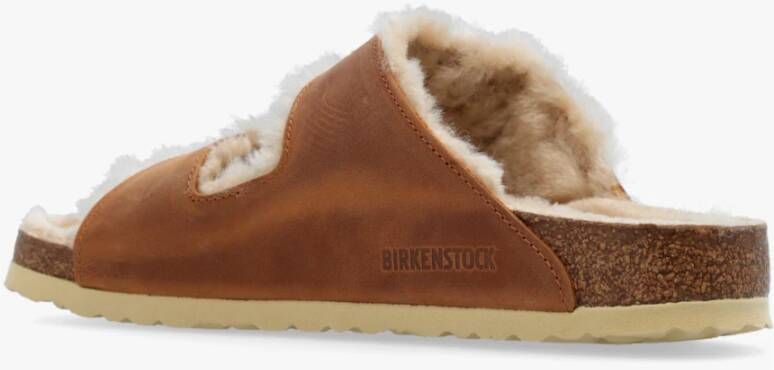 Birkenstock Arizona Big Buckle slides Bruin Dames