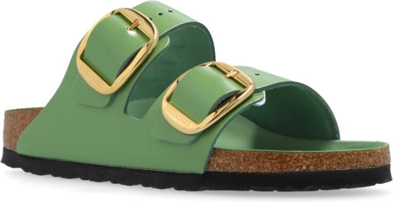 Birkenstock Arizona Big Buckle Slides Green Dames