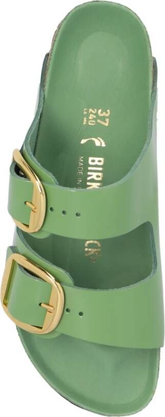 Birkenstock Arizona Big Buckle Slides Green Dames