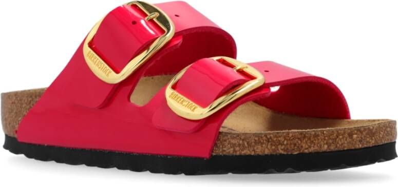 Birkenstock Arizona Big Buckle Slides Pink Dames