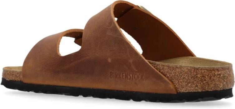 Birkenstock `Arizona BS` Slides Brown Dames