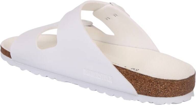 Birkenstock Arizona dubbele riem sandalen Wit Dames