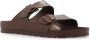 Birkenstock Chocoladebruine Dubbele Band Sandalen Brown Unisex - Thumbnail 6