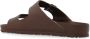 Birkenstock Chocoladebruine Dubbele Band Sandalen Brown Unisex - Thumbnail 7