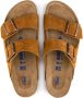 Birkenstock Arizona Mink Suède Leren Sandaal Brown Heren - Thumbnail 6