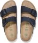 Birkenstock Zwarte Logo Sandalen Gesp Sluiting Rubberen Zool Black Dames - Thumbnail 36