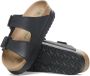 Birkenstock Zwarte Logo Sandalen Gesp Sluiting Rubberen Zool Black Dames - Thumbnail 37