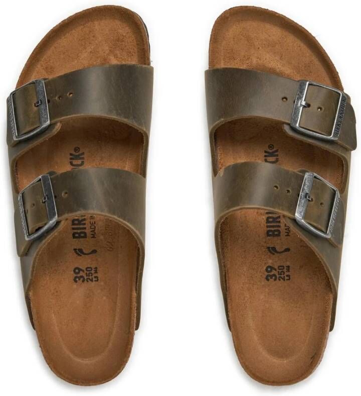 Birkenstock Arizona Sandalen Green Heren