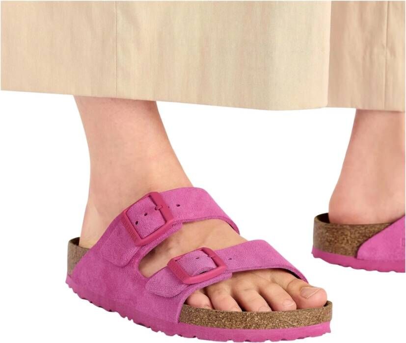 Birkenstock Arizona Sandalen Pink Dames