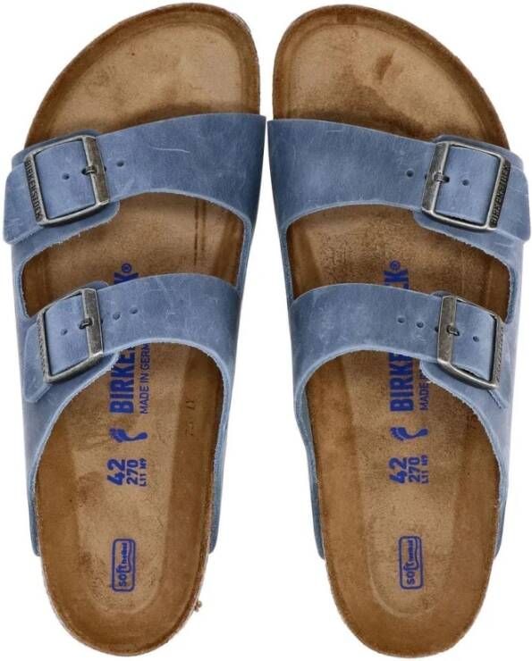 Birkenstock Arizona SFB Sandalen Blue Heren