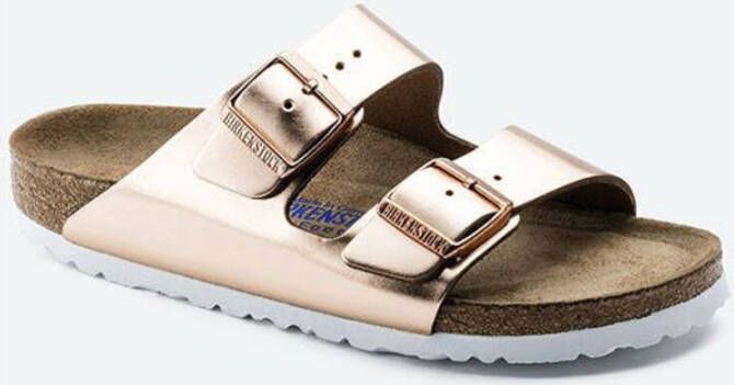 Birkenstock Arizona Sliders Geel Dames