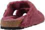 Birkenstock Slides Arizona Big Buckle Teddy Rive Logo OS Pink Dames - Thumbnail 14