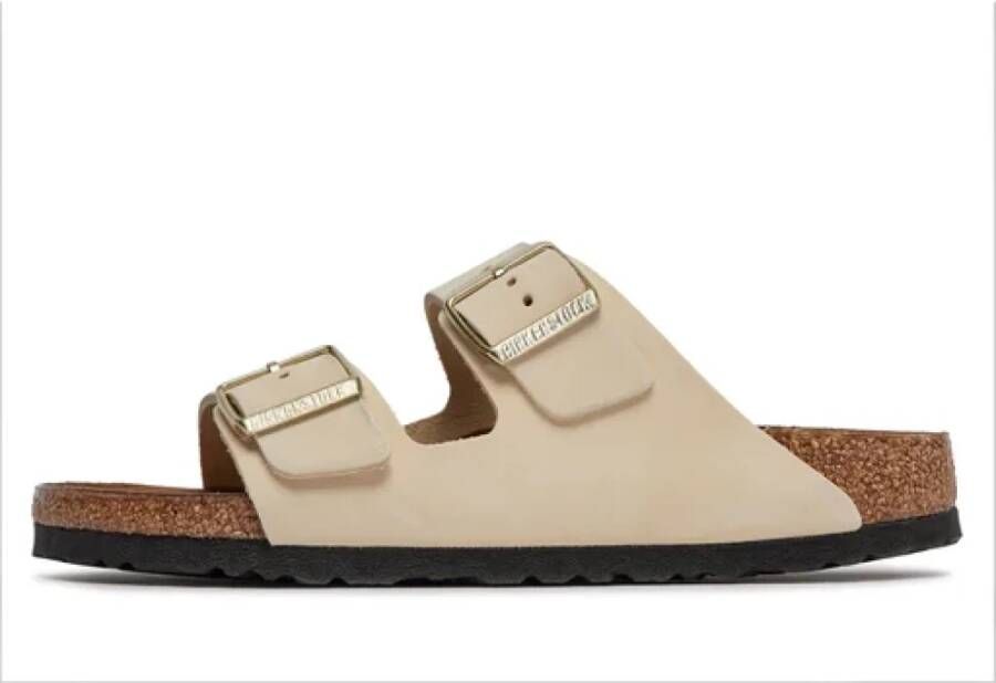 Birkenstock Arizona Slippers Beige Dames