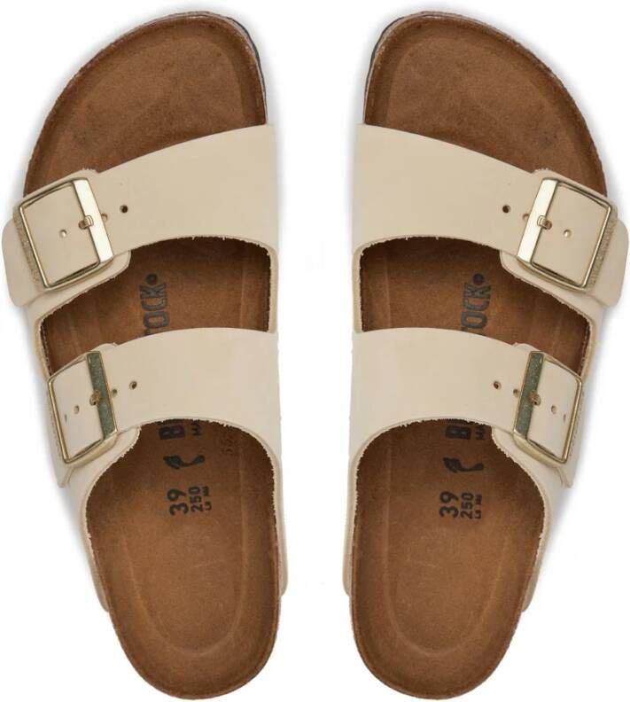 Birkenstock Arizona Slippers Beige Dames