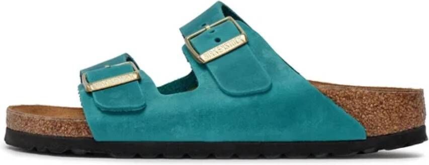 Birkenstock Arizona Slippers Green Dames