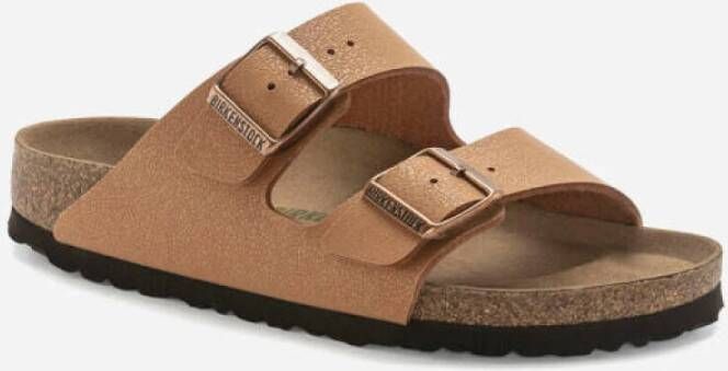 Birkenstock Arizona Vegan Birko-Flor Sandalen Brown Heren