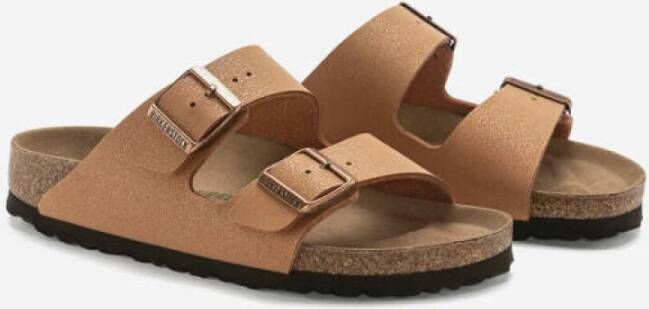 Birkenstock Arizona Vegan Birko-Flor Sandalen Brown Heren