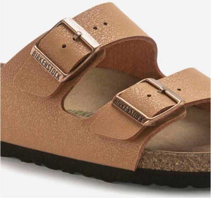 Birkenstock Arizona Vegan Birko-Flor Sandalen Brown Heren