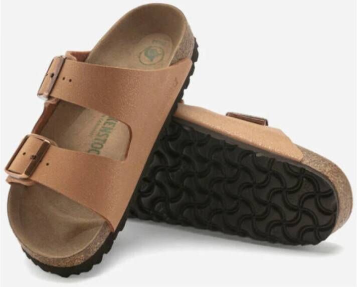 Birkenstock Arizona Vegan Birko-Flor Sandalen Brown Heren