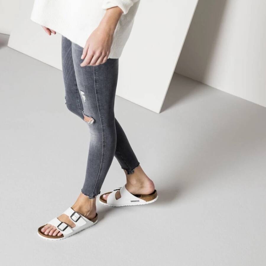 Birkenstock Arizona Witte Sandalen White Dames