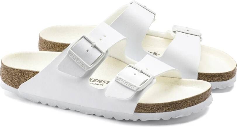 Birkenstock Badslippers Arizona Wit Heren