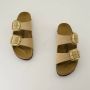 BIRKENSTOCK Slippers Dames Arizona Rivet Maat: 36 Materiaal: Nubuck Kleur: Zand - Thumbnail 40