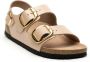 Birkenstock Beige Sandalen Milano Big Buckle Shine Beige Dames - Thumbnail 2