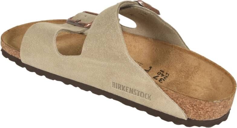 Birkenstock Beige Sandalen voor Zomer Outfits Beige Unisex