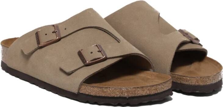 Birkenstock Beige Sandalen Zurich Stijl Comfort Beige Dames