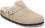 Birkenstock Beige Suède Boston Klomp Sandalen Beige - Thumbnail 11