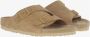 Birkenstock Beige Suède Sandalen met Kurkzool Beige Dames - Thumbnail 3