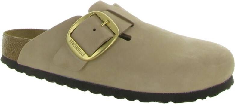 Birkenstock Big Buckle Sandalen Beige Dames