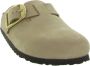 Birkenstock Comfortabele Knuppel Slipper voor dagelijks gebruik Beige Dames - Thumbnail 10