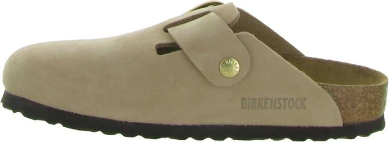 Birkenstock Big Buckle Sandalen Beige Dames