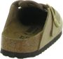 Birkenstock Comfortabele Knuppel Slipper voor dagelijks gebruik Beige Dames - Thumbnail 12